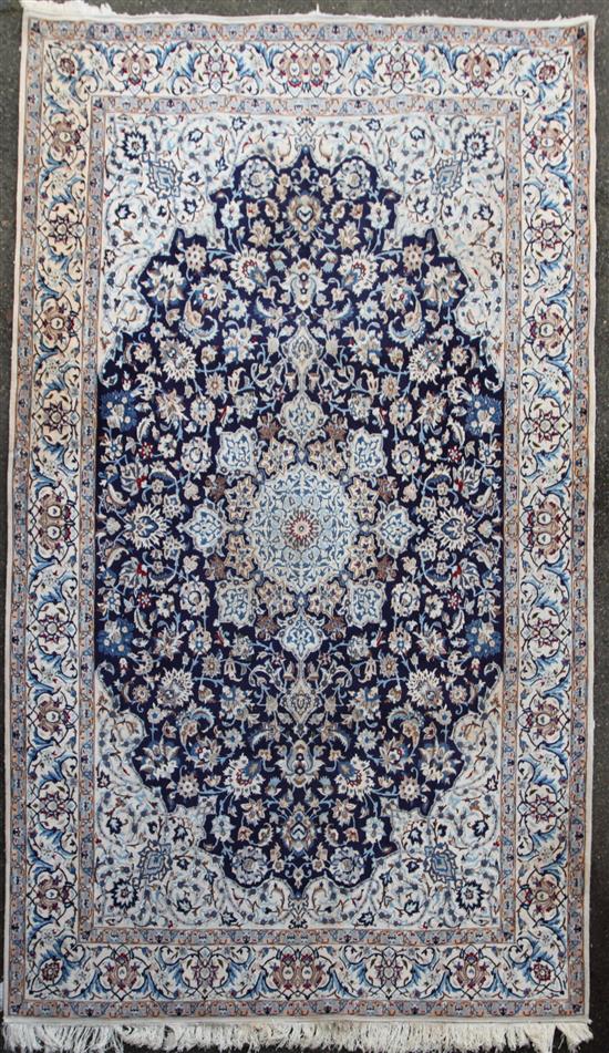A Nain carpet, 10ft 8in by 6ft 9in.